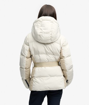 Luxe Belted Ski Padded Jacket Image 6