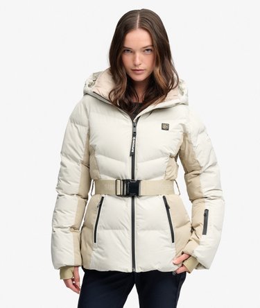 Luxe Belted Ski Padded Jacket Image 5