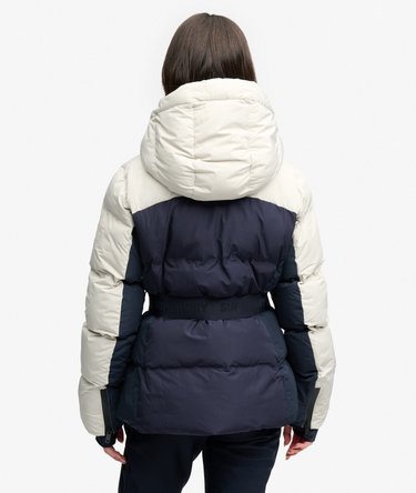 Luxe Chevron Ski Steppjacke Image 6