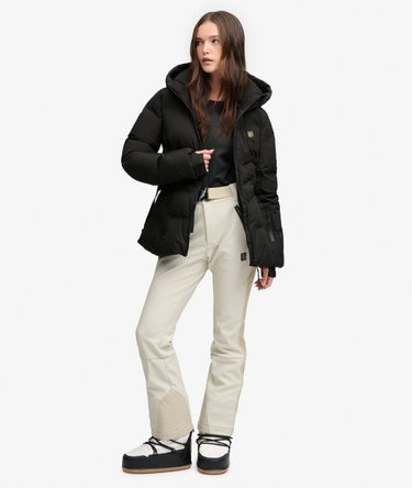 Luxe Belted Ski Padded Jacket Image 3