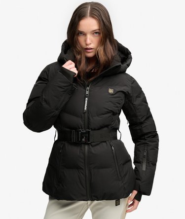Luxe Belted Ski Padded Jacket Image 5