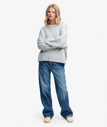 Pull Brushed Knit coupe oversize Image 3