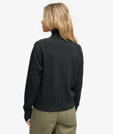 Polka Dot Track Top Relaxed Pasvorm Image 5