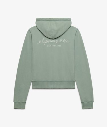 Athletic Essentials Crop Hoodie met rits Relaxed pasvorm Image 8
