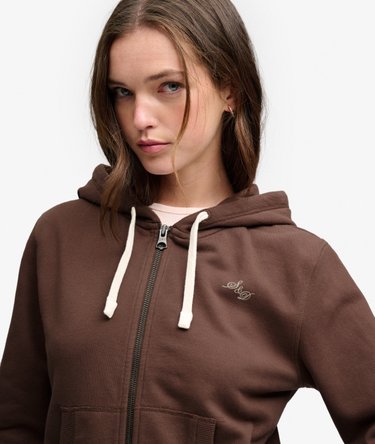 Athletic Essentials Crop Hoodie met rits Relaxed pasvorm Image 4