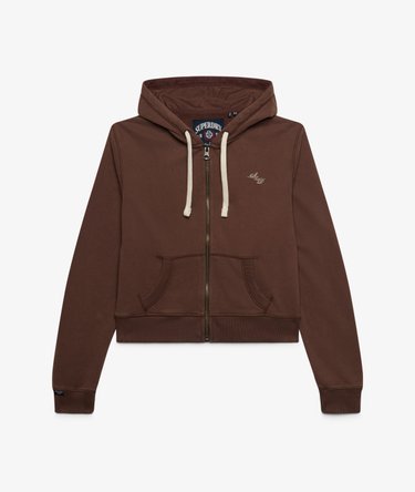 Athletic Essentials Crop Hoodie met rits Relaxed pasvorm Image 7