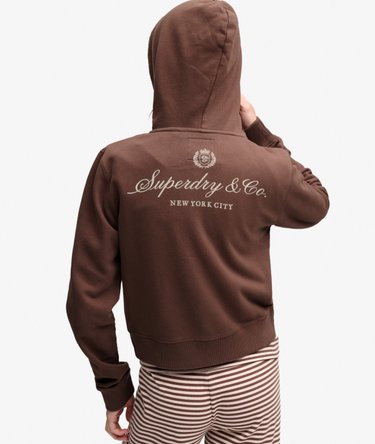 Athletic Essentials Crop Hoodie met rits Relaxed pasvorm Image 5