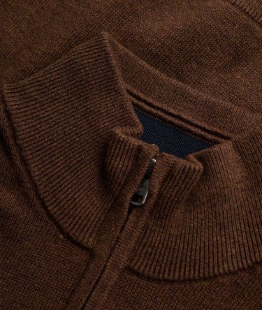 Pull Cotton Half Zip coupe ajust&eacute;e Image 6
