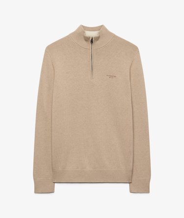 Pull Cotton Half Zip coupe ajust&eacute;e Image 7