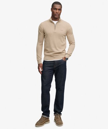 Pull Cotton Half Zip coupe ajust&eacute;e Image 3