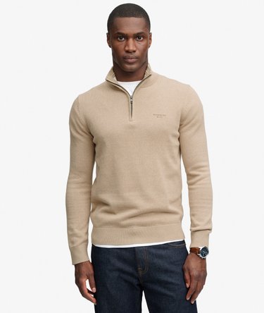 Pull Cotton Half Zip coupe ajust&eacute;e Image 2