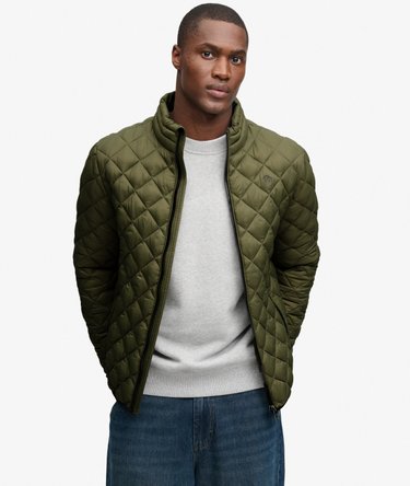 Diamond Quilt Fuji Jakke met slanke pasvorm Image 2
