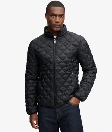 Diamond Quilt Fuji Jakke met slanke pasvorm Image 5