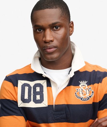 Polo Rugby Monogram Stripe Vestibilit&agrave; Comoda Image 4