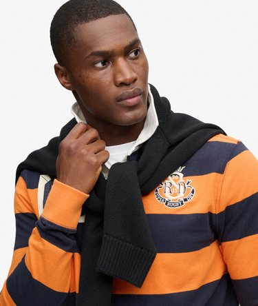 Polo Rugby Monogram Stripe Vestibilit&agrave; Comoda Image 1