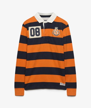 Polo Rugby Monogram Stripe Vestibilit&agrave; Comoda Image 8
