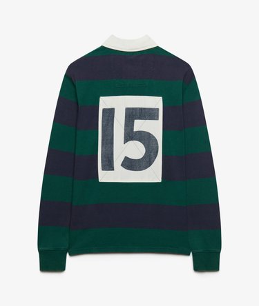 Polo Monogram Stripe coupe d&eacute;contract&eacute;e Image 8