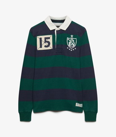 Polo Monogram Stripe coupe d&eacute;contract&eacute;e Image 7