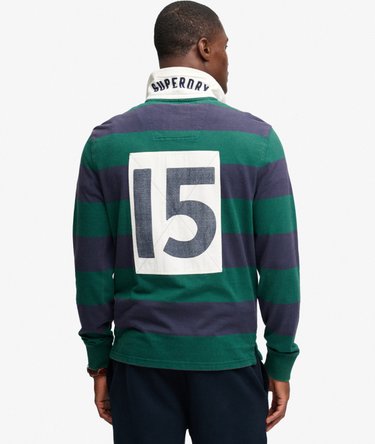 Polo Monogram Stripe coupe d&eacute;contract&eacute;e Image 5