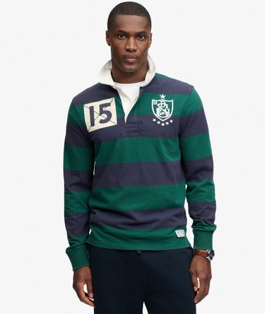 Polo Monogram Stripe coupe d&eacute;contract&eacute;e Image 2