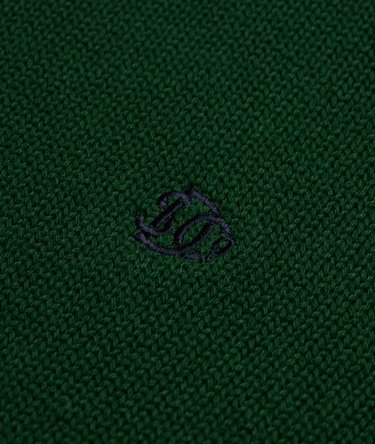Katoenen Half Zip Trui slanke pasvorm Image 6