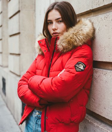 Everest Kapuzenjacke mit schmaler Passform Image 1