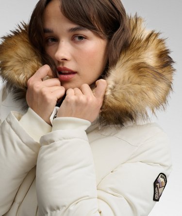 Veste Bomber Everest &agrave; Capuche Coupe Ajust&eacute;e Image 3