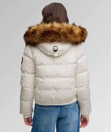Veste Bomber Everest &agrave; Capuche Coupe Ajust&eacute;e Image 7