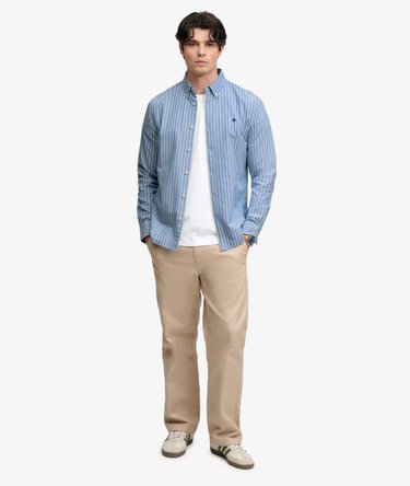 Preppy Oxford Long Sleeve Shirt Image 4