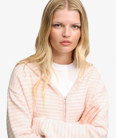 Brushed Knit Zip Through Cardigan Image 5