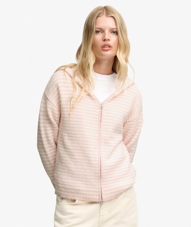 Brushed Knit Zip Through Cardigan Image 2