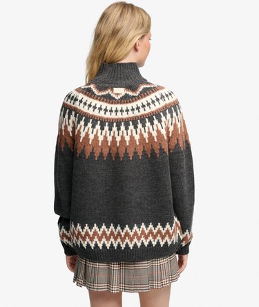 Pull &agrave; Col Montant Fairisle Image 5