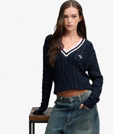 Leichter Cricket-Pullover lockere Passform Image 1