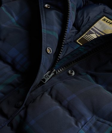 Veste Bomber Everest Check &agrave; Capuche Coupe Ajust&eacute;e Image 7
