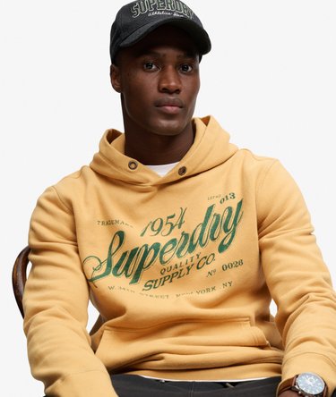 Vintage Script Kapuzenpullover lockere Passform Image 1