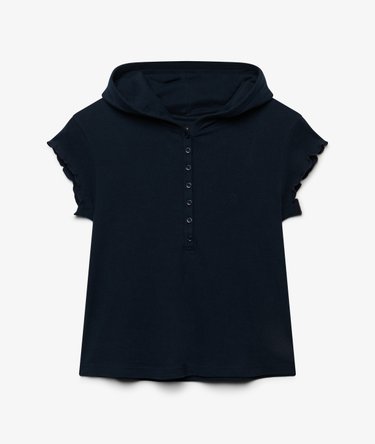 Hoodie T-shirt met slanke pasvorm Image 6