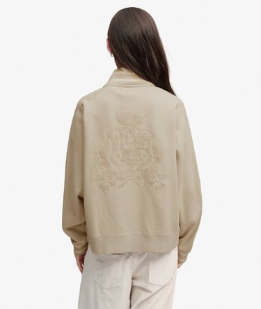 Crest Embroidered Track Top Oversized-Passform Image 5