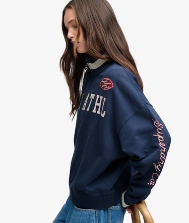 Athletic Track Top oversized pasvorm Image 2
