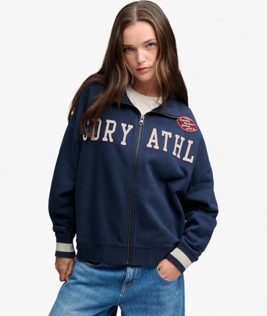 Athletic Track Top oversized pasvorm Image 1