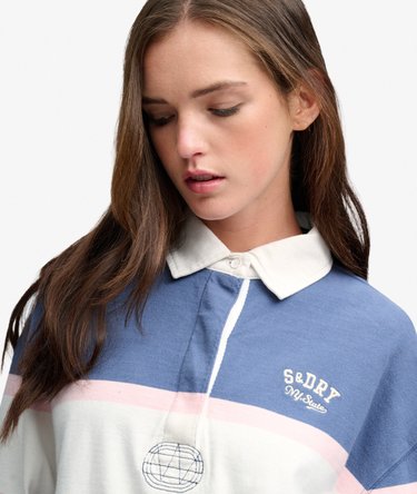 Rugby Top Heritage Stripe Corte Oversize Image 4