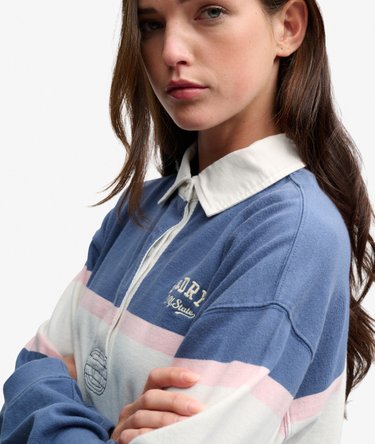 Rugby Top Heritage Stripe Corte Oversize Image 2