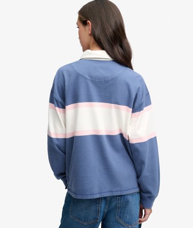 Rugby Top Heritage Stripe Corte Oversize Image 5