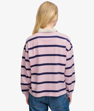 Rugby Top Heritage Stripe Corte Oversize Image 5