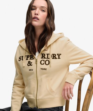 Athletic Essentials Hoodie met rits relaxed pasvorm Image 1