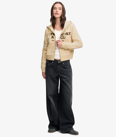 Athletic Essentials Hoodie met rits relaxed pasvorm Image 3