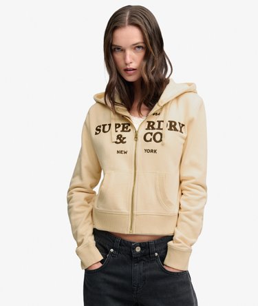 Athletic Essentials Hoodie met rits relaxed pasvorm Image 2