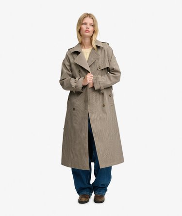Trench-coat &agrave; micro-carreaux Image 3