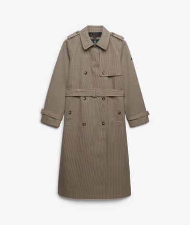 Trench-coat &agrave; micro-carreaux Image 9