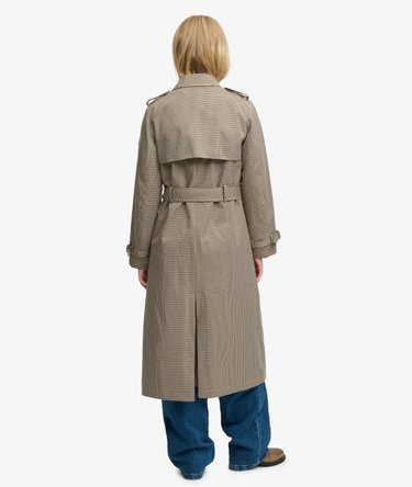 Trench-coat &agrave; micro-carreaux Image 7