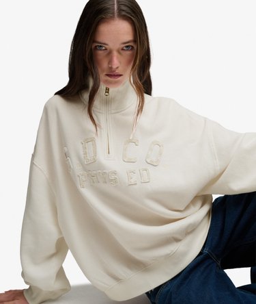 Whites Half Zip Sweatshirt Image 1